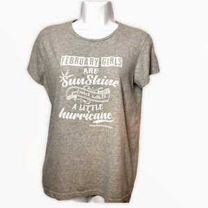 District February Girls Graphic T-Shirt